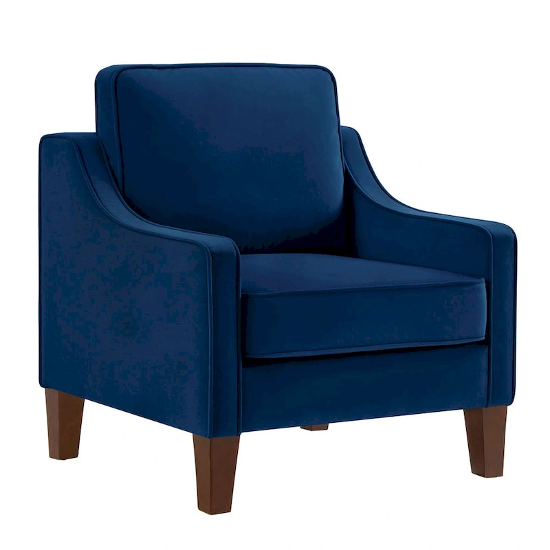 Fauteuil d'appoint moderne rembourré pour salon, chambre à coucher