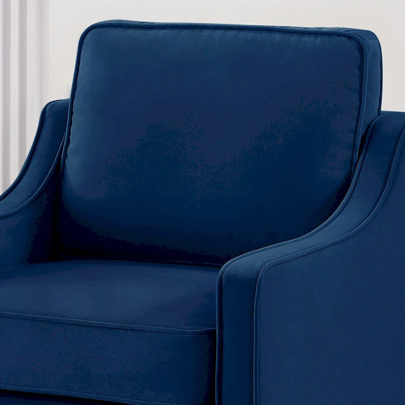 Fauteuil d'appoint moderne rembourré pour salon, chambre à coucher