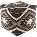 Pouf cube Boho Shag 18 pouces