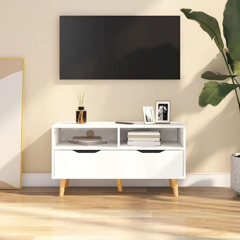 vidaXL TV Stand TV Console Sideboard TV Unit Home Media Unit Engineered Wood - 35.4 x 15.7 x 19.1