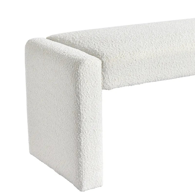 Banc de salle à manger capitonné en boucle de 48 L