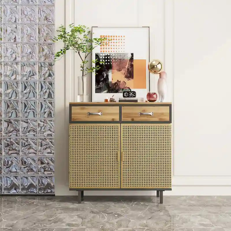 Buffet moderne avec tiroirs et portes