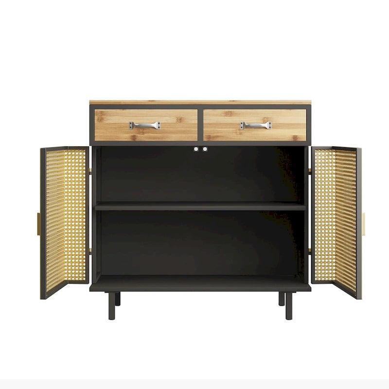 Buffet moderne avec tiroirs et portes