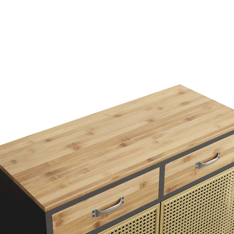 Buffet moderne avec tiroirs et portes