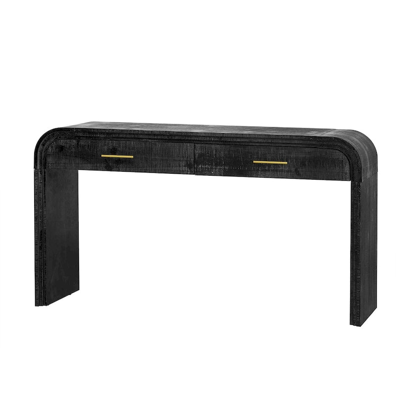 Console en silhouette rétro unique de style ouvert