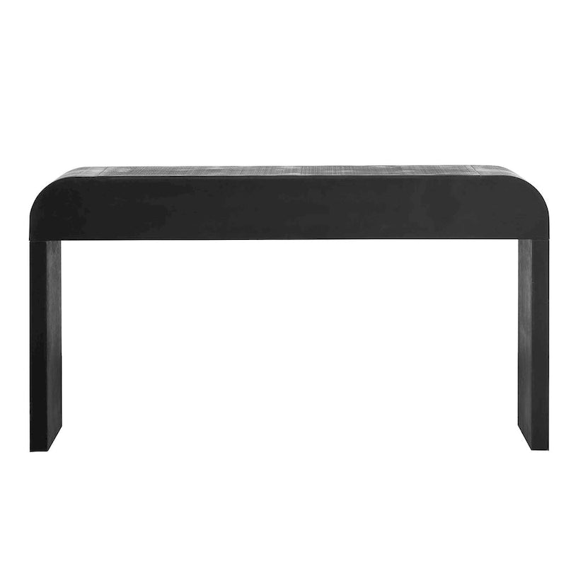 Console en silhouette rétro unique de style ouvert