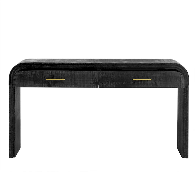Console en silhouette rétro unique de style ouvert