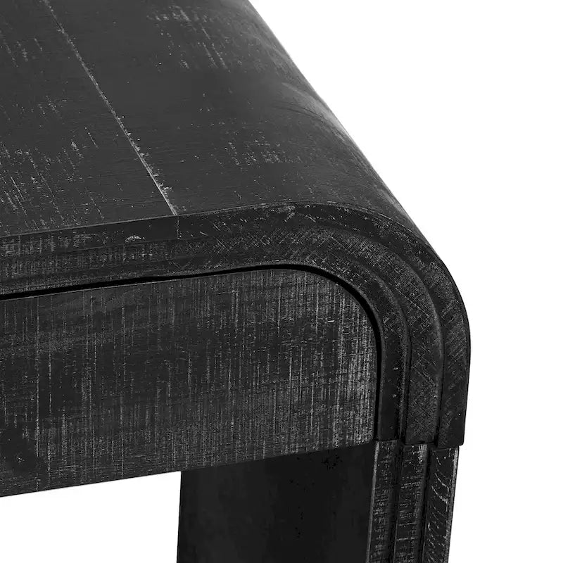 Console en silhouette rétro unique de style ouvert